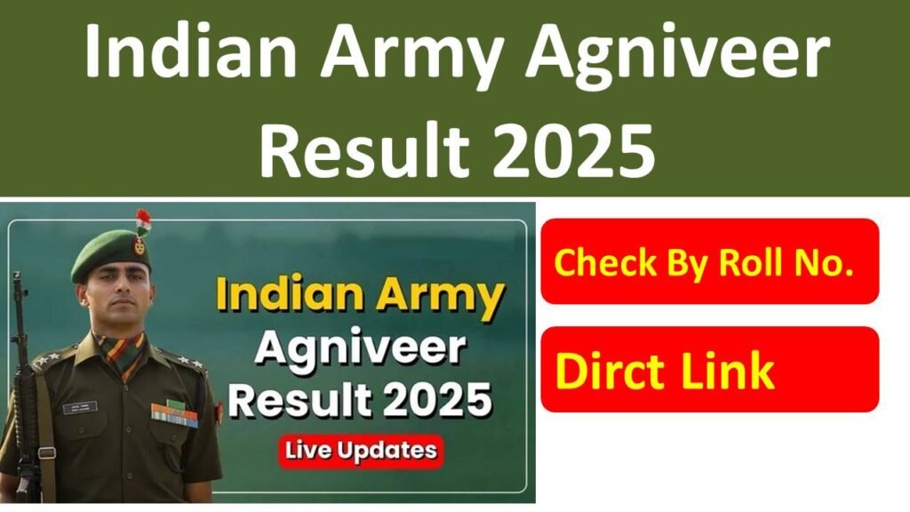 Indian Army Agniveer Result 2025
