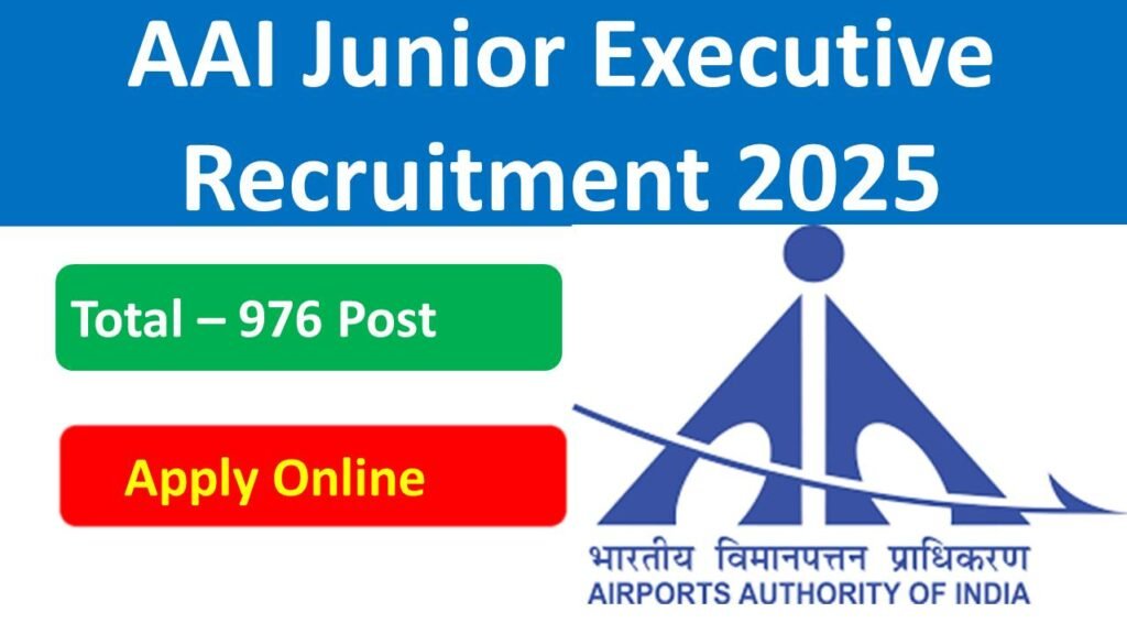AAI Junior Executive Recruitment 2025
