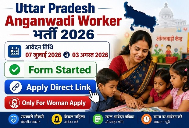 UP Anganwadi Worker Bharti Recruitment 2026