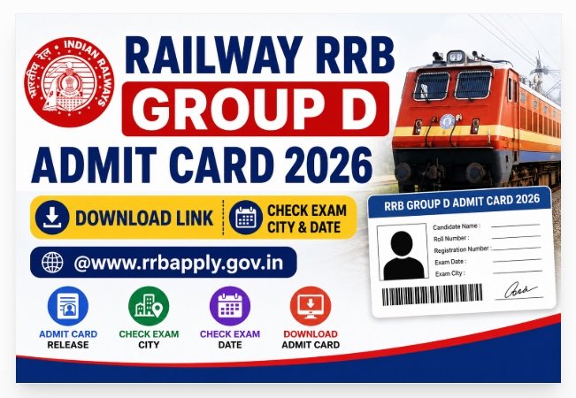 Railway RRB Group D Admit Card 2026 Release