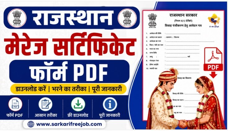 Rajasthan Marriage Certificate Form Pdf