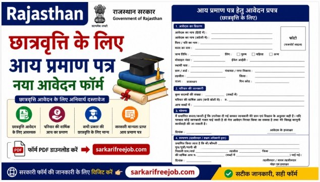 Scholarship New Income Certificate Form